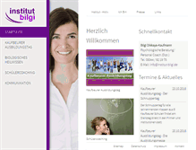 Tablet Screenshot of institut-bilgi.de